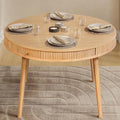 WERMO 47'' Round Dining Table for 4 People by WERMO