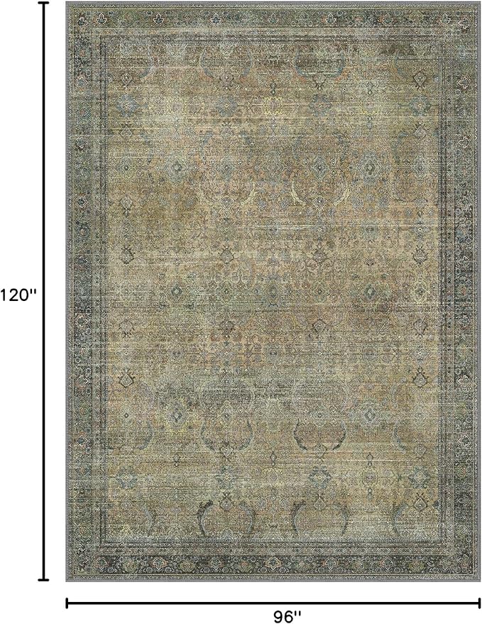 8X10 Area Rugs Machine Washable Rugs - Image 2