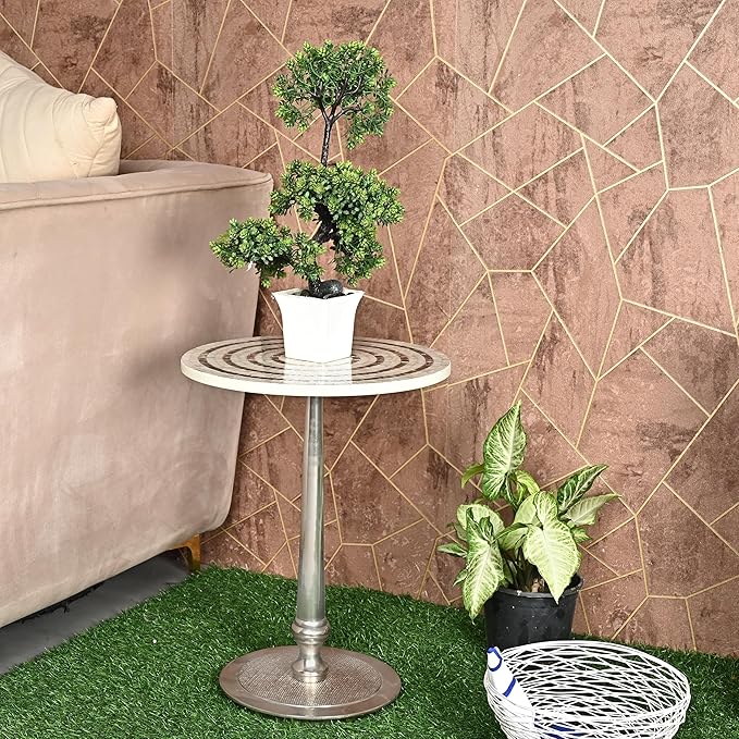 CLEENTABLE Mosaic Round End Table - Image 4