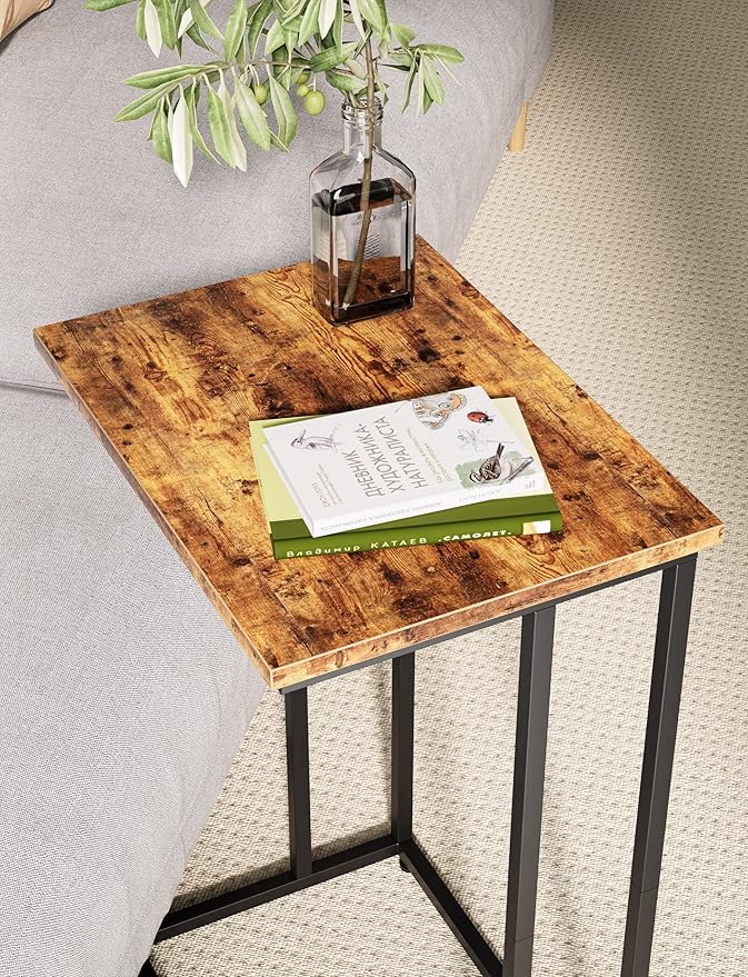 Innerjoin Wide C Side Table, C Couch Laptop Table - Image 4