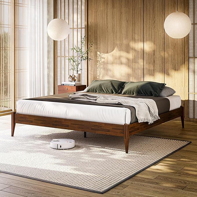 Bme Dinkee King Bed Frame Wood 15 Inch by Bme