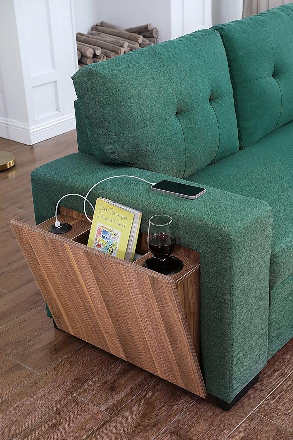 Devion Furniture Garisa 4-in-1 Convertible L Shaped Couch - Image 8