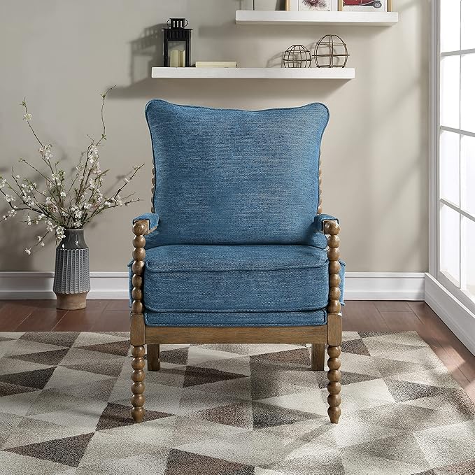 OSP Home Furnishings Fletcher Spindle Accent Chair - Image 8
