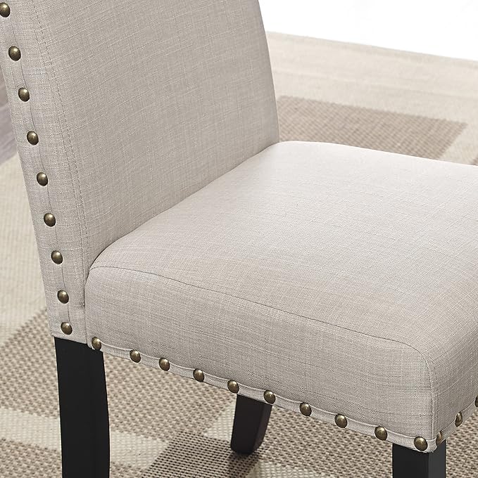 Biony Tan Fabric Counter Height Stools - Image 3