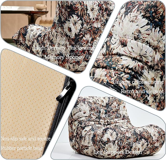 CXC Fireside Chair, Gaming Chair Floor, Large Bean Bag Chairs - Image 4