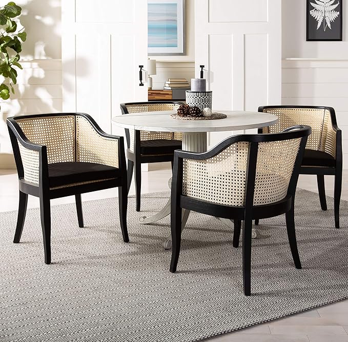 Safavieh Home Forest Traditional Antique White Drop Leaf Dining Table - Image 9