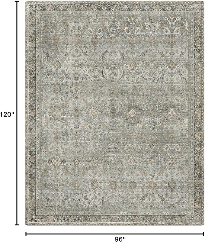8X10 Area Rugs Machine Washable Rugs - Image 2