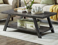 Roundhill Furniture Athens Contemporary Replicated Wood Shelf Coffee Table in by RoundhillFurniture