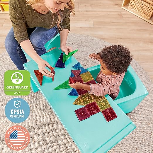ECR4Kids Tri-Me Table and Cube Chair Set - Image 7