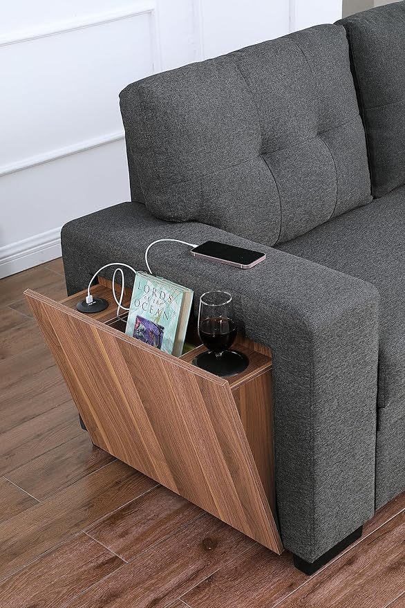 Devion Furniture Philly 4-in-1 Convertible L Shaped Couch - Image 9