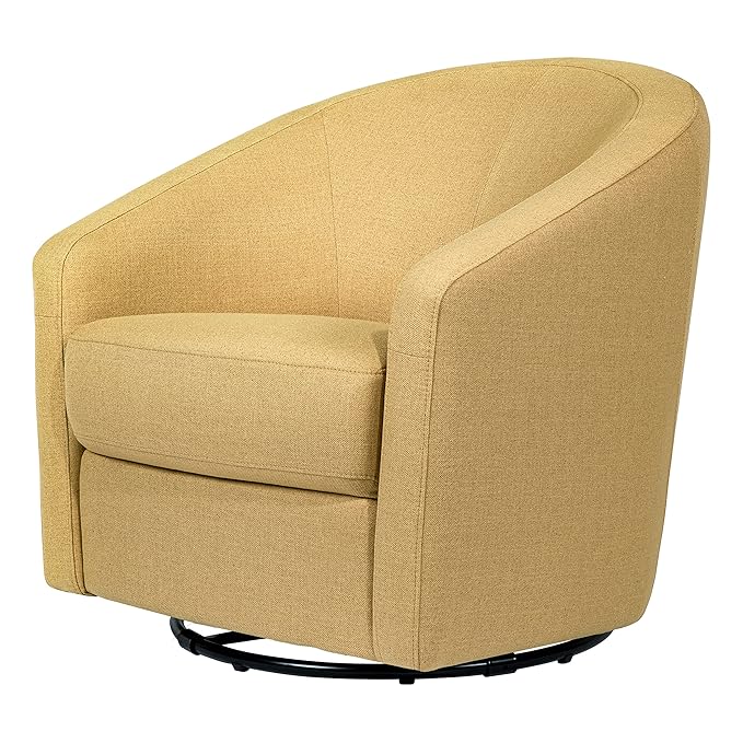 babyletto Madison Swivel Glider in Performance Dijon Eco-Twill, Water Repellent by babyletto