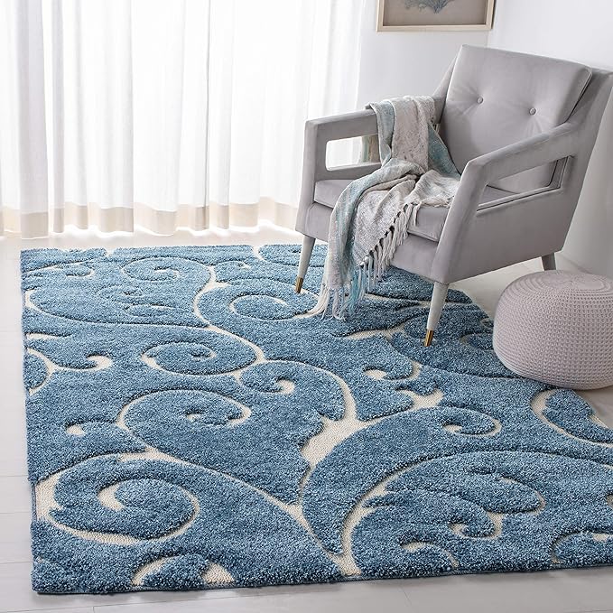 SAFAVIEH Florida Shag Collection Area Rug by SAFAVIEH