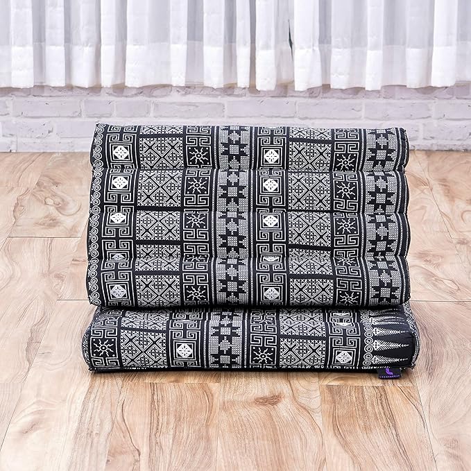 Leewadee 1-Fold Mat with Triangle Cushion – Comfortable TV Pillow, Foldable - Image 4