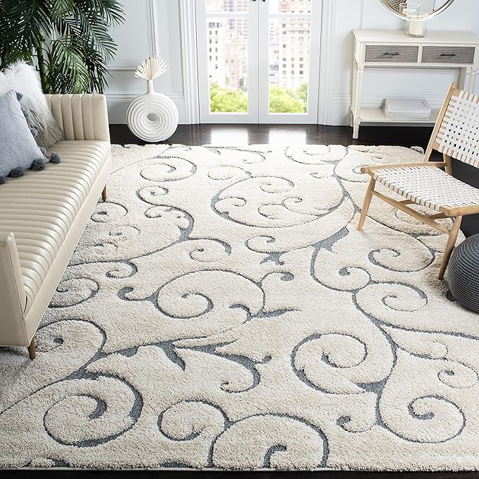 SAFAVIEH Florida Shag Collection X-Large Area Rug by SAFAVIEH