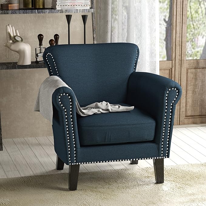 Ball & Cast Upholstered Living Room Chairs, Luxury Curved Design by BallCast