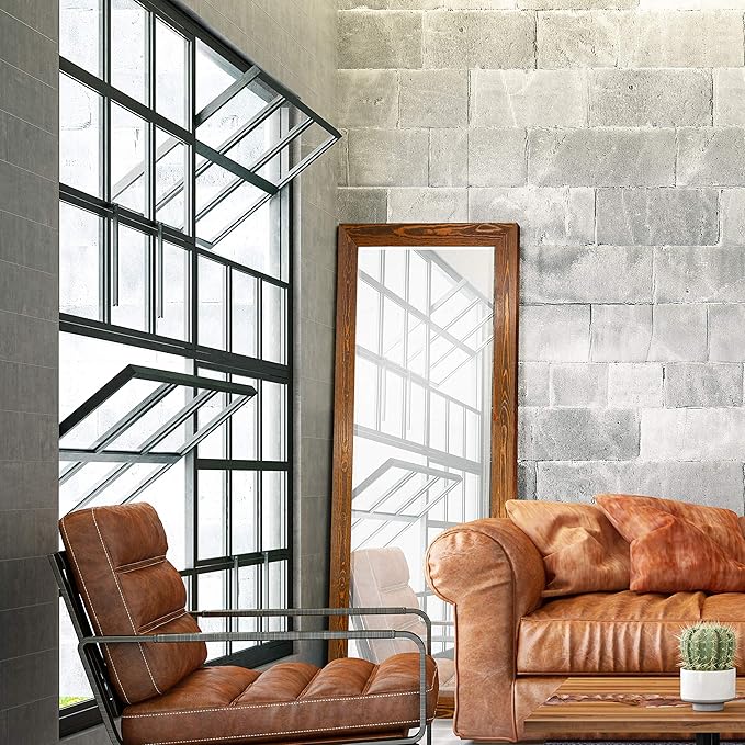 Wexford Home Barnwood Wood Full Length Mirror - Image 7