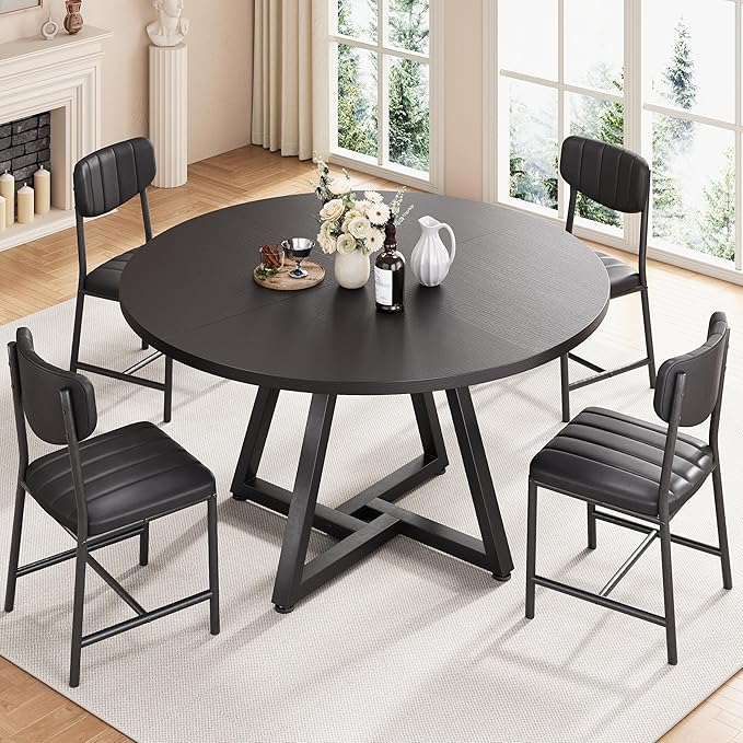 42“ Round Kitchen Dining Room Table - Image 5