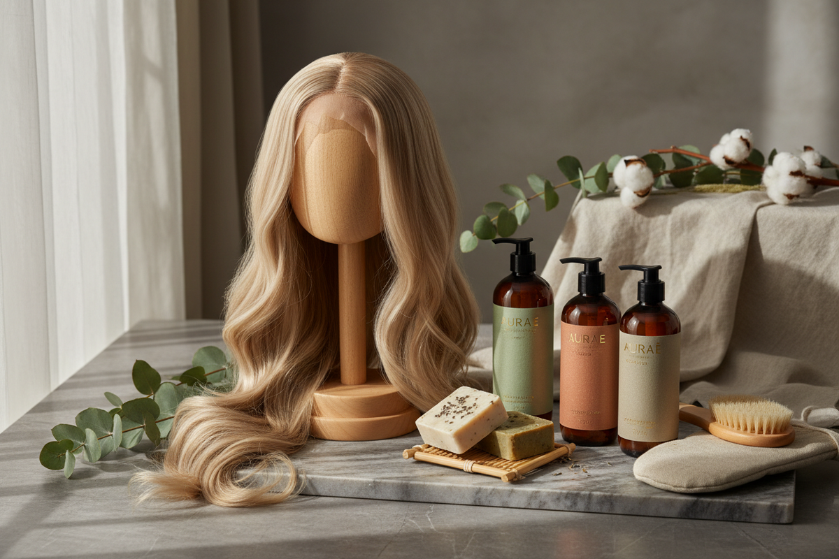 At EarthSilk Essentials, we believe that caring for your crown is more than a routine—it’s a ritual. Our brand was created to provide high-quality wigs and bath & washing products, including specialized shampoos and soaps, designed to deliver gentle care, lasting beauty, and everyday confidence. (MAKE IT REAL PHOTO)